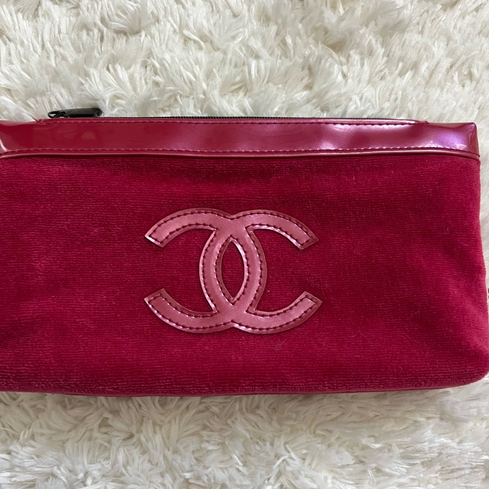 Chanel Cosmetic Bag - Dark Pink